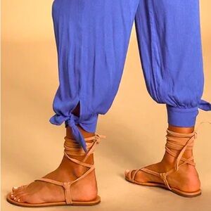 Lulus tan wrap sandals